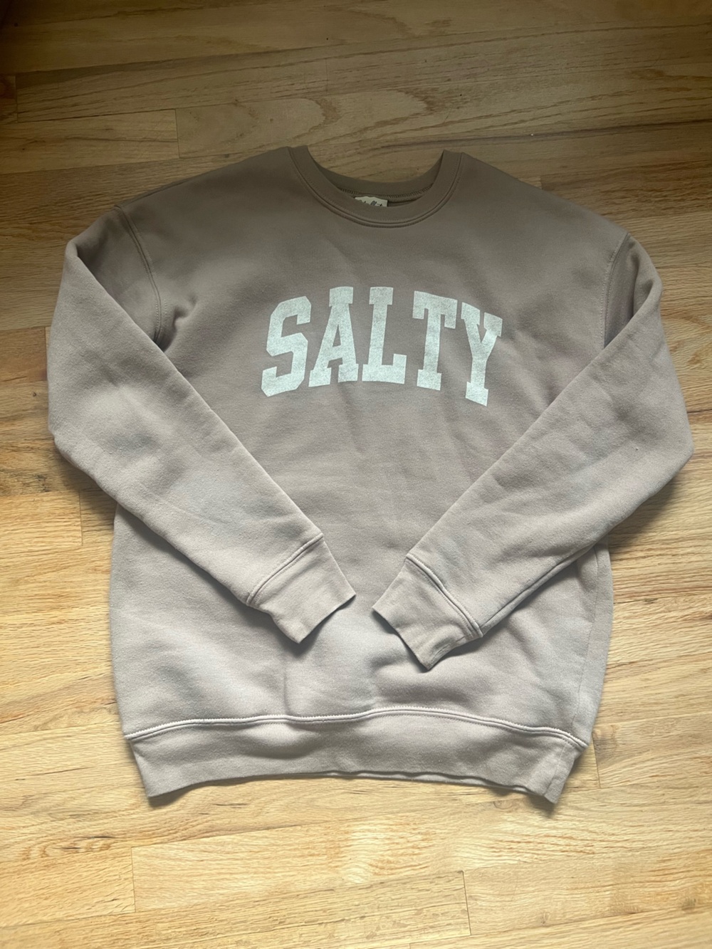 Salty Crew Women's Taupe Crewneck Sweatshirt